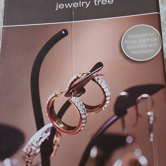 Sarah Peyton Home Metal with Black Matte Finish Jewelry Tree NWT - Picture 2 of 3